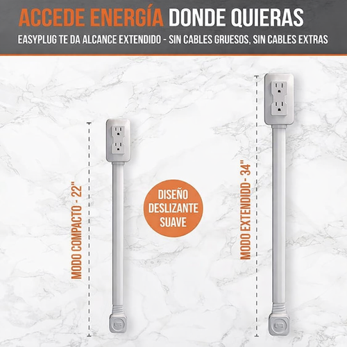 EasyPlug® Accede a Enchufes sin Mover Muebles