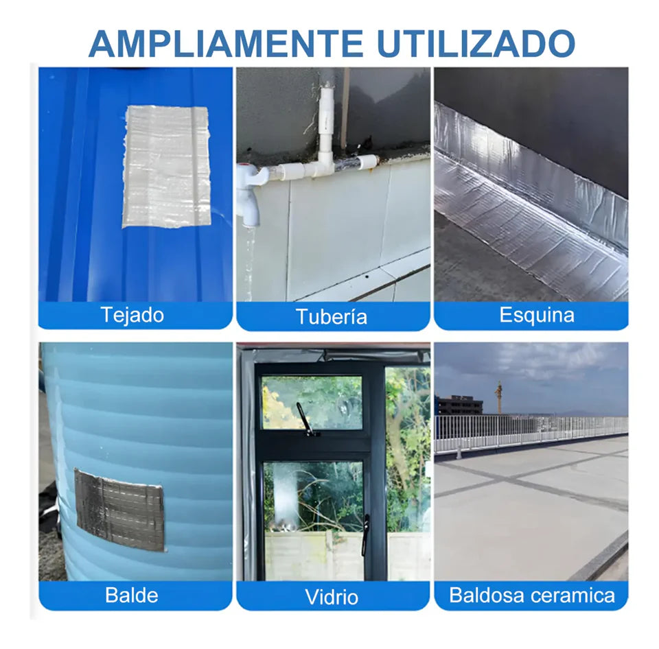 AquaFix® Cinta Impermeable Selladora. 5mts x 5cms. !Oferta especial 2X1!