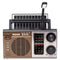 Radio Solar Multifuncional con Linterna (Carga Celulares + Bluetooth)